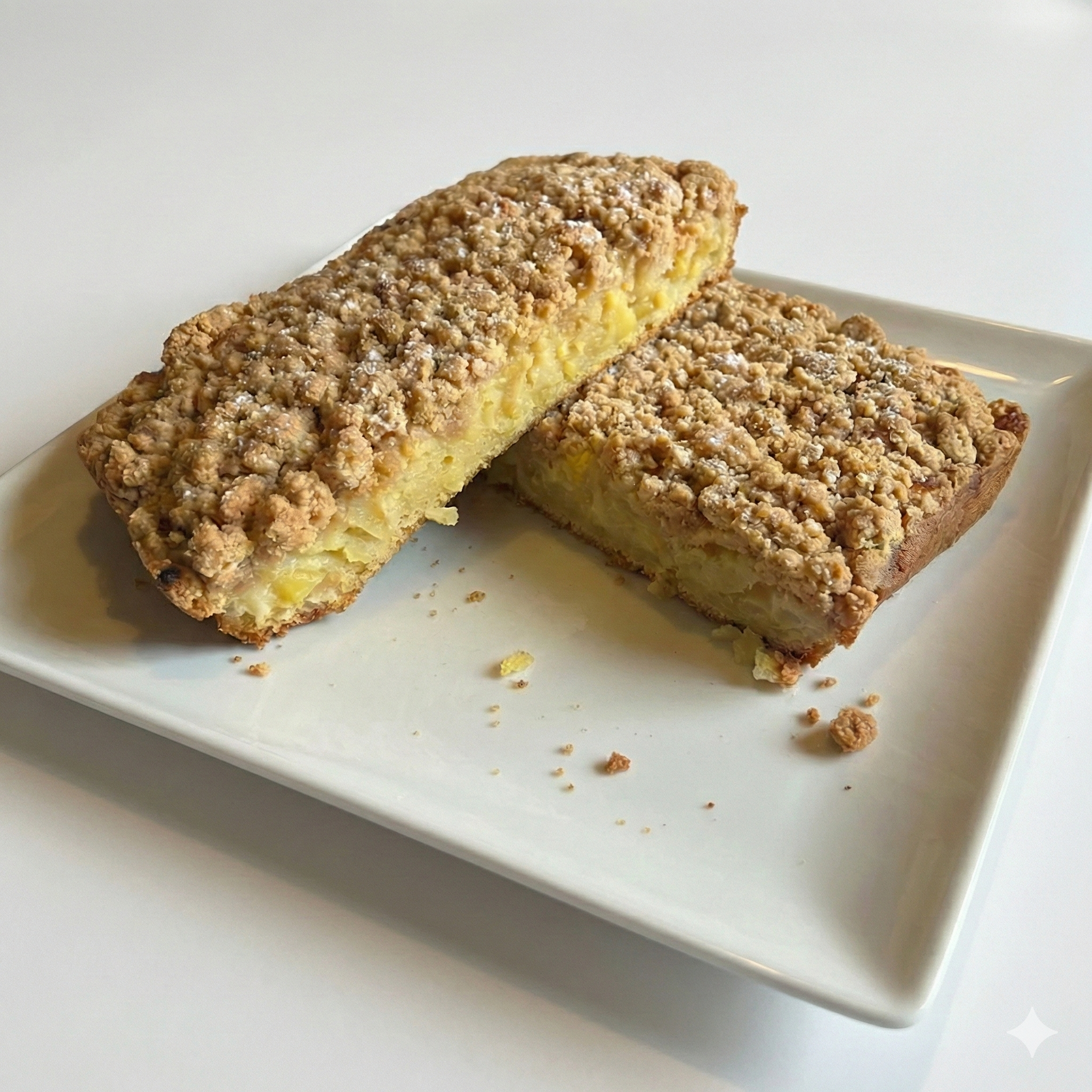 Blechkuchen Gedeckter Apfelkuchen, klassisch fein